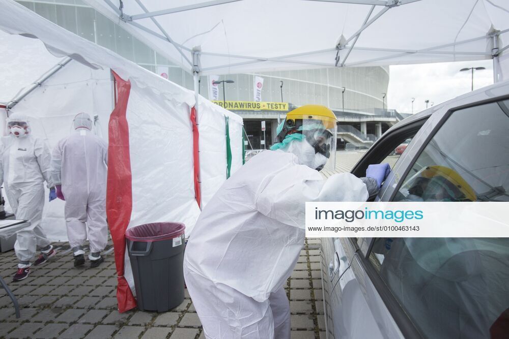 Drive & Go-Thru mobile tent for testing for the coronavirus as a part of the action Keep safe the Medics in Wroclaw Drive & Go-Thru mobile tent for testing for the coronavirus as a part of the action Keep safe the Medics provide free of charge tests for medics on May 12, 2020 in Wroclaw, Poland. There is also a possibility of making commercial tests for all those who want to get tested EN_01428357_0012