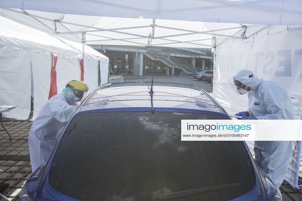 Drive & Go-Thru mobile tent for testing for the coronavirus as a part of the action Keep safe the Medics in Wroclaw Drive & Go-Thru mobile tent for testing for the coronavirus as a part of the action Keep safe the Medics provide free of charge tests for medics on May 12, 2020 in Wroclaw, Poland. There is also a possibility of making commercial tests for all those who want to get tested EN_01428357_0017