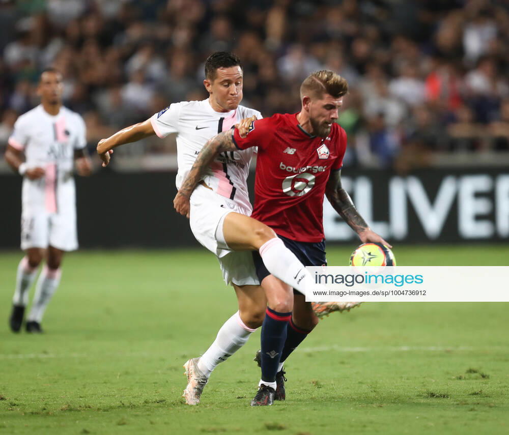 French Super Cup 2021 (Trophee Des Champions) - PSG Vs Lille Ander Herrera during the French Champions Trophy (Trophee des Champions) final football match between Paris Saint-Germain (PSG) and Lille (LOSC) at the Bloomfield Stadium in Tel Aviv, Israel, on August 1, 2021. Tel Aviv Israel jebarah-notitle210801_npygG