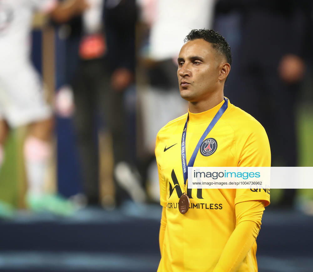 French Super Cup 2021 (Trophee Des Champions) - PSG Vs Lille keylor navas during the French Champions Trophy (Trophee des Champions) final football match between Paris Saint-Germain (PSG) and Lille (LOSC) at the Bloomfield Stadium in Tel Aviv, Israel, on August 1, 2021. Tel Aviv Israel jebarah-notitle210801_np7sO