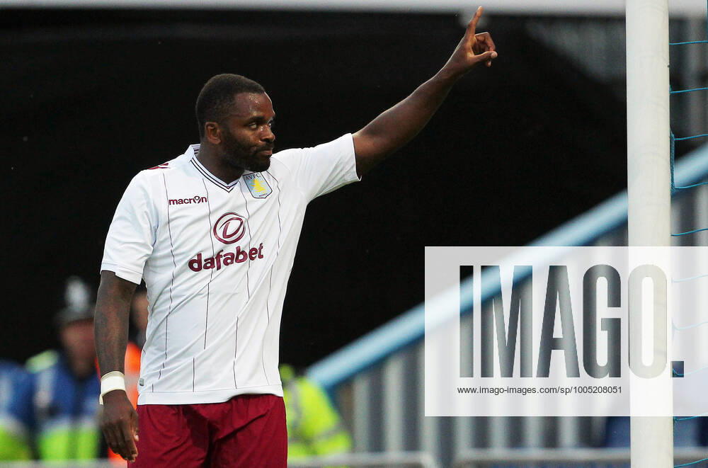 Mandatory Credit: Photo by Matt West BPI Shutterstock (3946635m) Darren Bent of Aston Villa celebrates scoring his goal to make it 1-1 Football - Pre Season Friendlies 2014 15 Mansfield Town v Aston Villa Field Mill, Mansfield, United Kingdom - 17 Jul 2014 Strictly Editorial Use Only - No Merchandising. For Football Images - Editorial use only. No merchandising. Football Association and Premier League restrictions apply inc. no internet mobile usage without FAPL license. It is the picture user s responsibility to adhere to all restrictions - for details contact Football Dataco. Football - Pre Season Friendlies 2014 15 Mansfield Town v Aston Villa Field Mill, Mansfield, United Kingdom - 17 Jul 2014 Strictly Editorial Use Only - No Merchandising. For Football Images - Editorial use only. No merchandising. Football Association and Premier League restrictions apply inc. no internet mobile usage without FAPL license. It is the picture user s responsibili