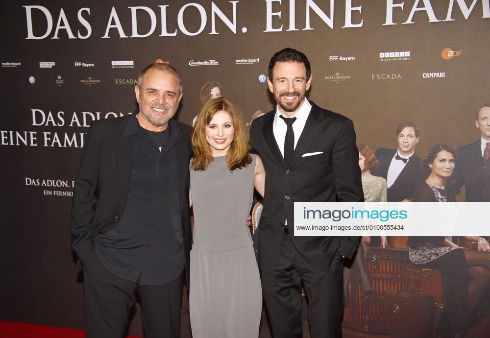 93 Uli Edel, Josefine Preuß, Oliver Berben, Das Adlon Eine Familiensaga , Red carpet for the film premiere at the CineStar in the SONY Center, Berlin, Berlin Germany Germany