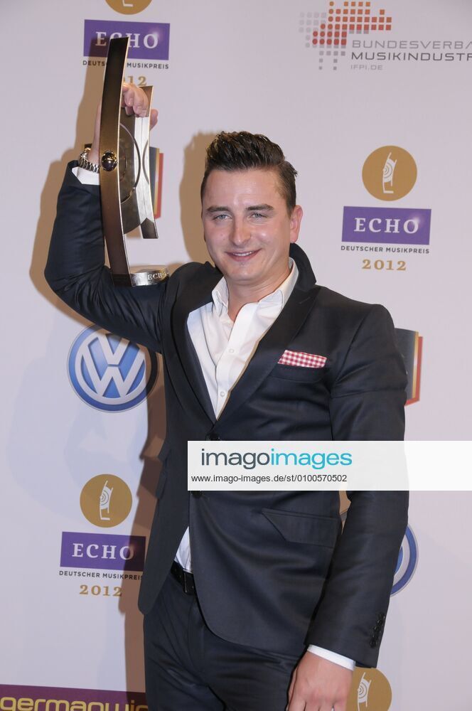 105 Andreas Gabalier at the Echo Awards 2012 at Messe Berlin on 22 03 12, Red Carpet, Berlin Germany, Germany