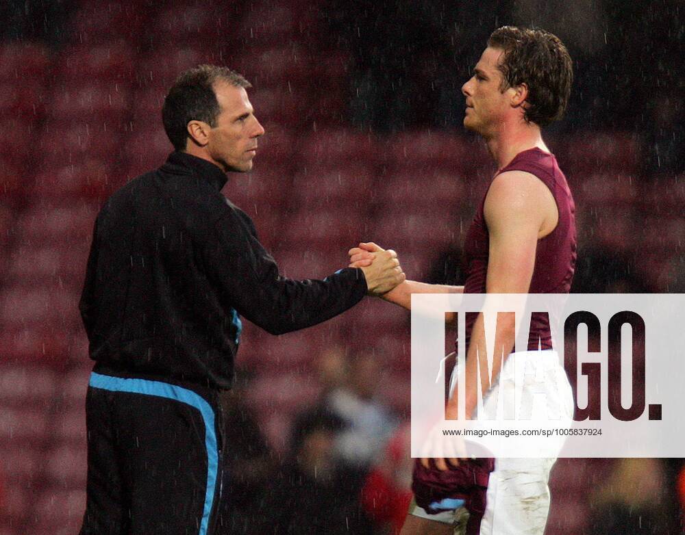 Mandatory Credit: Photo by Back Page Images Shutterstock (1162990o) Gianfranco Zola and Scott Parker of West Ham United at the final whistle West Ham United v Stoke City, FA Premier League football match, Upton Park, London, Britain - 27 Mar 2010 No use with unauthorised audio, video, data, fixture lists (outside the EU), club league logos or live services. Online in-match use limited to 45 images (+15 in extra time). No use to emulate moving images. No use in betting, games or single club league player publications services. West Ham United v Stoke City, FA Premier League football match, Upton Park, London, Britain - 27 Mar 2010 No use with unauthorised audio, video, data, fixture lists (outside the EU), club league logos or live services. Online in-match use limited to 45 images (+15 in extra time). No use to emulate moving images. No use in betting, games or