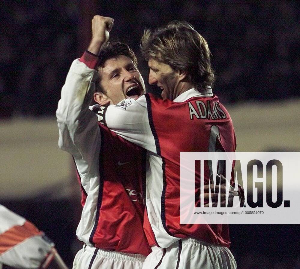 Mandatory Credit: Photo by Andy Hooper Daily Mail Shutterstock (1118355a) Fa Cup Third Round Arsenal V Blackpool 3-1 Tony Adams Celebrates His Goal With Davor Suker Fa Cup Third Round Arsenal V Blackpool 3-1 Tony Adams Celebrates His Goal With Davor Suker No use with unauthorised audio, video, data, fixture lists (outside the EU), club league logos or live services. Online in-match use limited to 45 images (+15 in extra time). No use to emulate moving images. No use in betting, games or single club league player publications services. Fa Cup Third Round Arsenal V Blackpool 3-1 Tony Adams Celebrates His Goal With Davor Suker No use with unauthorised audio, video, data, fixture lists (outside the EU), club league logos or live services. Online in-match use limited to 45 images (+15 in extra time). No use to emulate moving images. No use in betting, games or