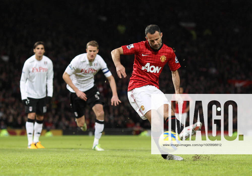 Mandatory Credit: Photo by Ian Hodgson ANL Shutterstock (3542447a) Ryan Giggs Scores Manchester United, ManU s First Goal From A Penalty - Manchester United V Fulham (4-1) - Football - Fa Cup - Old Trafford Manchester Uk. Ryan Giggs Scores Manchester United s First Goal From A Penalty - Manchester United V Fulham (4-1) - Football - Fa Cup - Old Trafford Manchester Uk. No use with unauthorised audio, video, data, fixture lists (outside the EU), club league logos or live services. Online in-match use limited to 45 images (+15 in extra time). No use to emulate moving images. No use in betting, games or single club league player publications services. Ryan Giggs Scores Manchester United s First Goal From A Penalty - Manchester United V Fulham (4-1) - Football - Fa Cup - Old Trafford Manchester Uk. No use with unauthorised audio, video, data, fixture lists (outside the EU), club league logos or live services. Online in-match use limited to 45 images (+15 in extra time). No use to emulate moving images. No use in betting, games or