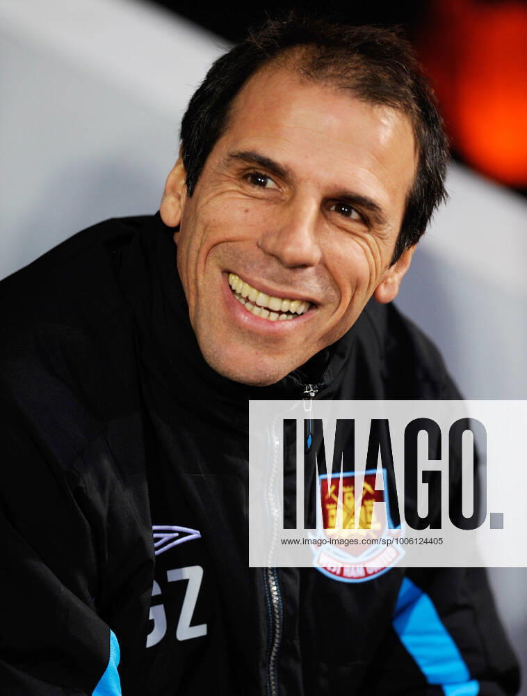 Mandatory Credit: Photo by Back Page Images Shutterstock (1065111o) West Ham United manager Gianfranco Zola West Ham United v Chelsea, FA Premier League football match, Upton Park, London, Britain - 20 Dec 2009 West Ham drew with Chelsea 1-1 No use with unauthorised audio, video, data, fixture lists (outside the EU), club league logos or live services. Online in-match use limited to 45 images (+15 in extra time). No use to emulate moving images. No use in betting, games or single club league player publications services. West Ham United v Chelsea, FA Premier League football match, Upton Park, London, Britain - 20 Dec 2009 No use with unauthorised audio, video, data, fixture lists (outside the EU), club league logos or live services. Online in-match use limited to 45 images (+15 in extra time). No use to emulate moving images. No use in betting, games or