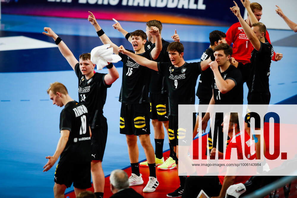 KW33 Team Germany during the M19 EHF Euro Handball 2021, Croatia vs Germany, Varazdin, Croatia, 22.08.2021,