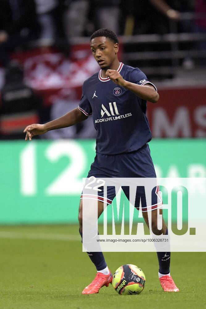 REIMS Abdou Diallo of Paris Saint Germain during the French L1 football match between Stade de Reims and Paris Saint Germain at the Stade Auguste Delaune in Reims, France on August 29, 2021 ANP HH French Ligue 1 2021 2022 ANPxSportx xGerritxvanxKeulenxIVx 436567997