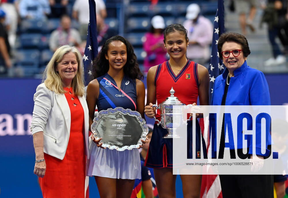 2021 US Open Woman s Singles Final Emma Raducanu GBR Woman s Singles Champion 2021 Emma Raducanu GBR and Leylah Fernandez , Canada