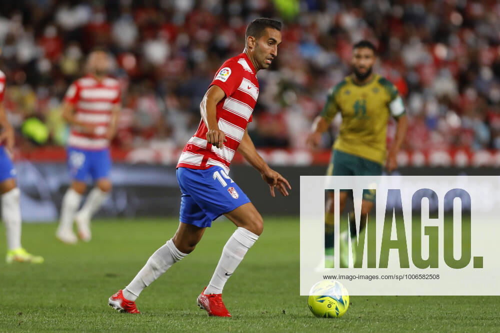 Granada CF v Real Betis - La Liga Santander Angel Montoro, of Granada CF during the La Liga match between Granada CF and Real Betis at Nuevo Los Carmenes Stadium on September 13, 2021 in Granada, Spain. Granada Granada Spain camaramartinez-granadac210913_npG7f