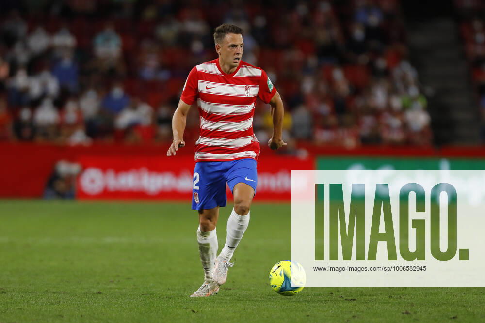 Granada CF v Real Betis - La Liga Santander Santiago Arias, of Granada CF during the La Liga match between Granada CF and Real Betis at Nuevo Los Carmenes Stadium on September 13, 2021 in Granada, Spain. Granada Granada Spain camaramartinez-granadac210913_npS5i