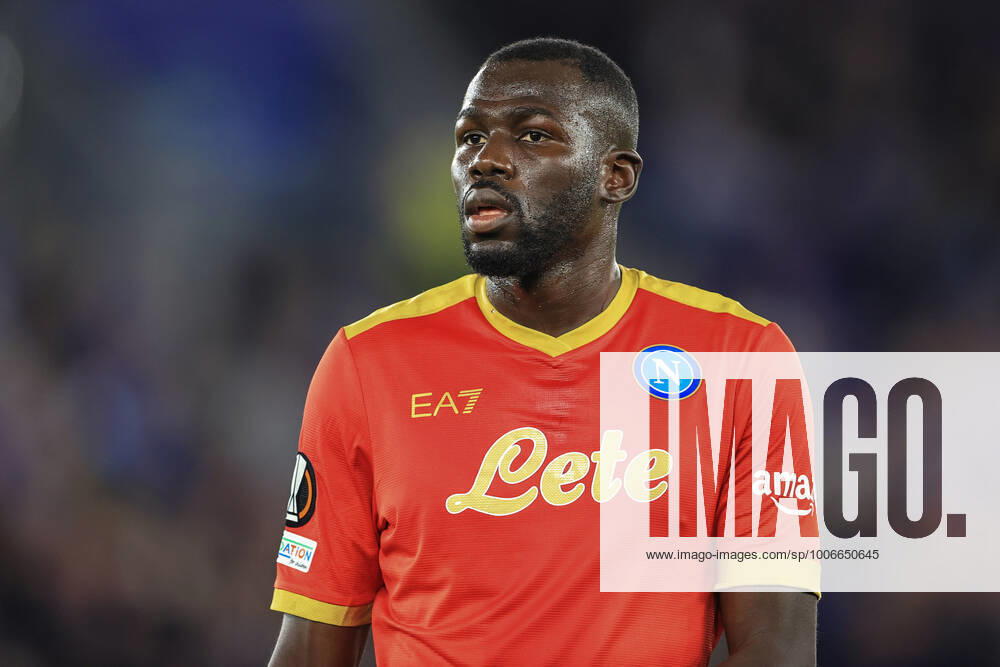 UEFA Europa League Leicester City v Napoli Kalidou Koulibaly 26 of Napoli during the game Leicester King Power Stadium Leicestershire United Kingdom