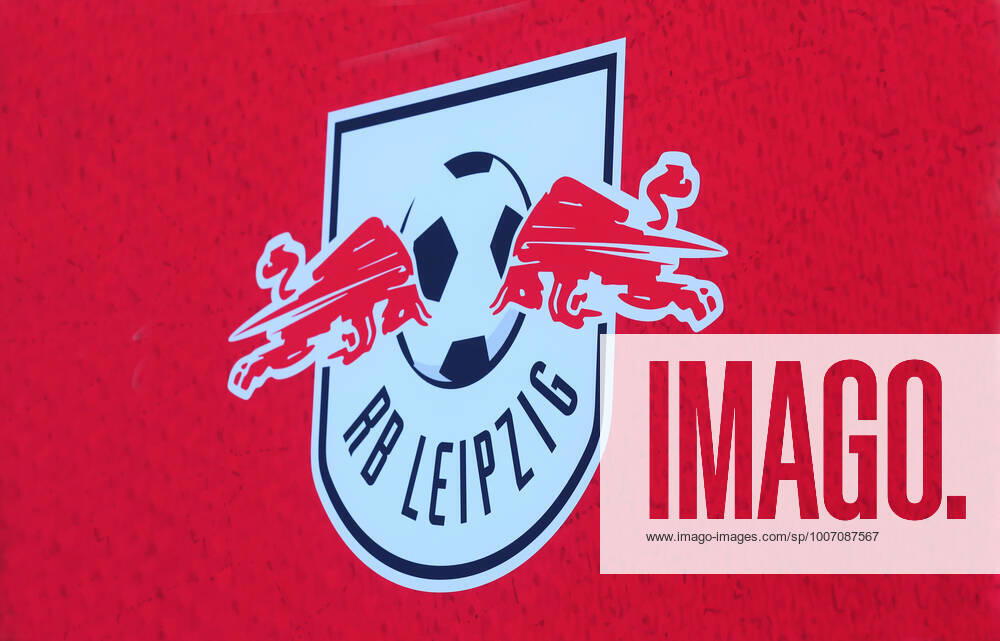 RB Leipzig Logo 02 10 2021 Leipzig, 02 10 2021, Red Bull Arena, Football Bundesliga, RB Leipzig , In the picture logo of the football team RasenBallsport RB Leipzig , Picture Point