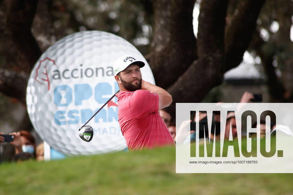 Jon Rahm of Spain in action during the Acciona Open Espana of Golf, Spain Open, at Casa de Campo on October 10, 2021, in Madrid, Spain. MADRID SPAIN - ZUMAa181 20211010_zaa_a181_089