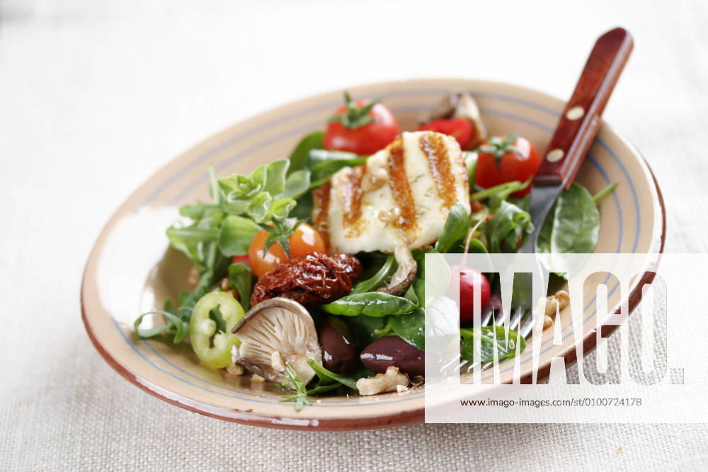 Salad,halloumi salad gpc-gbu