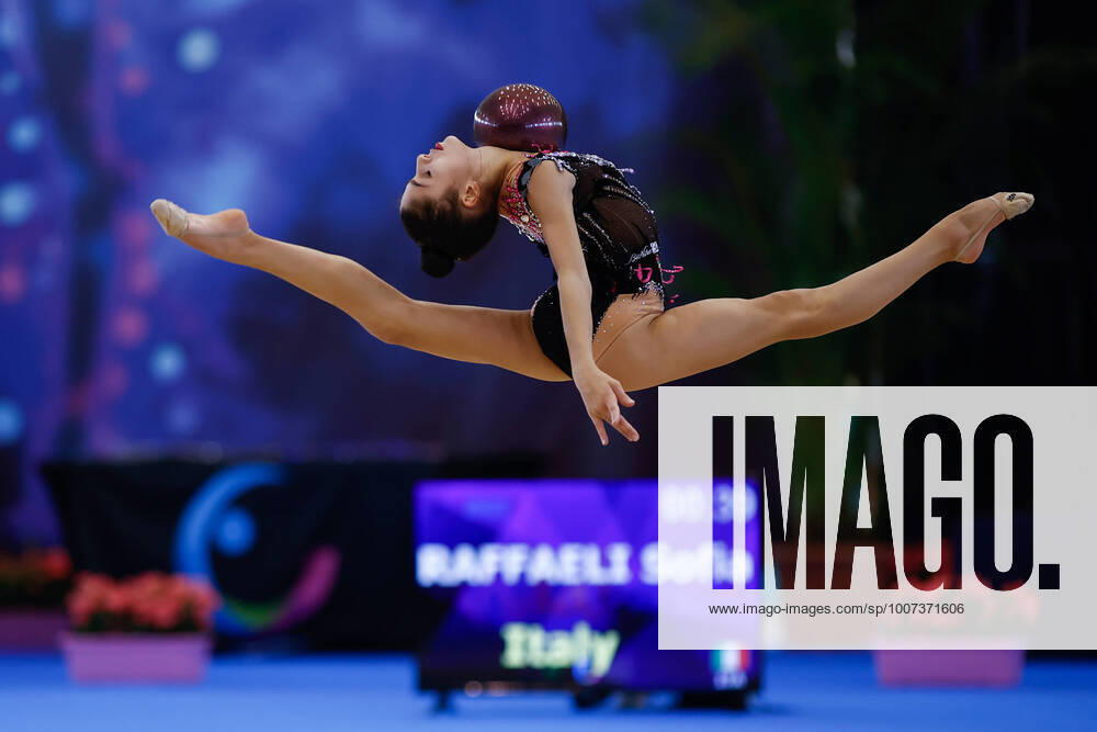 Grand Prix Marbella and International Tournament in Rhythmic Gymnastics 17 10 2021 Sofia Raffaeli ITA at apparatus finals Grand Prix Marbella and International Tournament in Rhythmic Gymnastics on 17 10 2021 at the Palacio de los Deportes Elena Benitez in Marbella