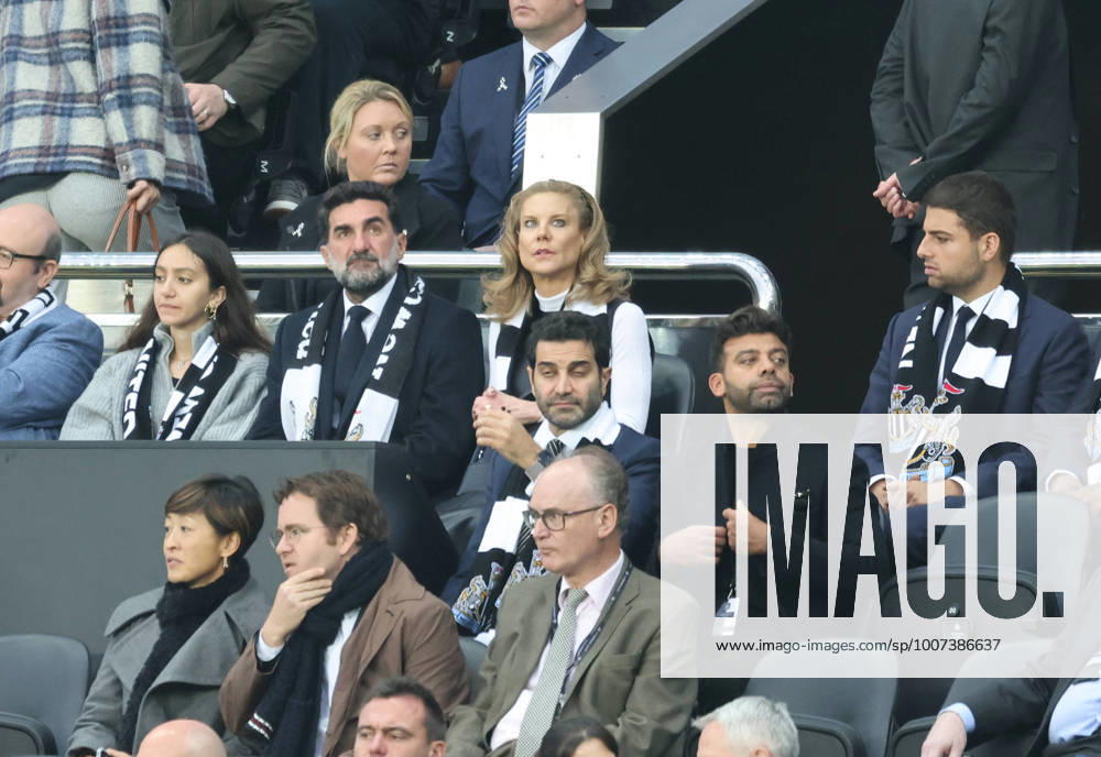 Newcastle, England, 17th October 2021. Newcastle United chairman Yasir Al-Rumayyan, Amanda Staveley and Jamie Rueben part-owners of Newcastle United during the Premier League match at St. James s Park, Newcastle. Picture credit should read: Simon Bellis Sportimage . SPI-1251-0076