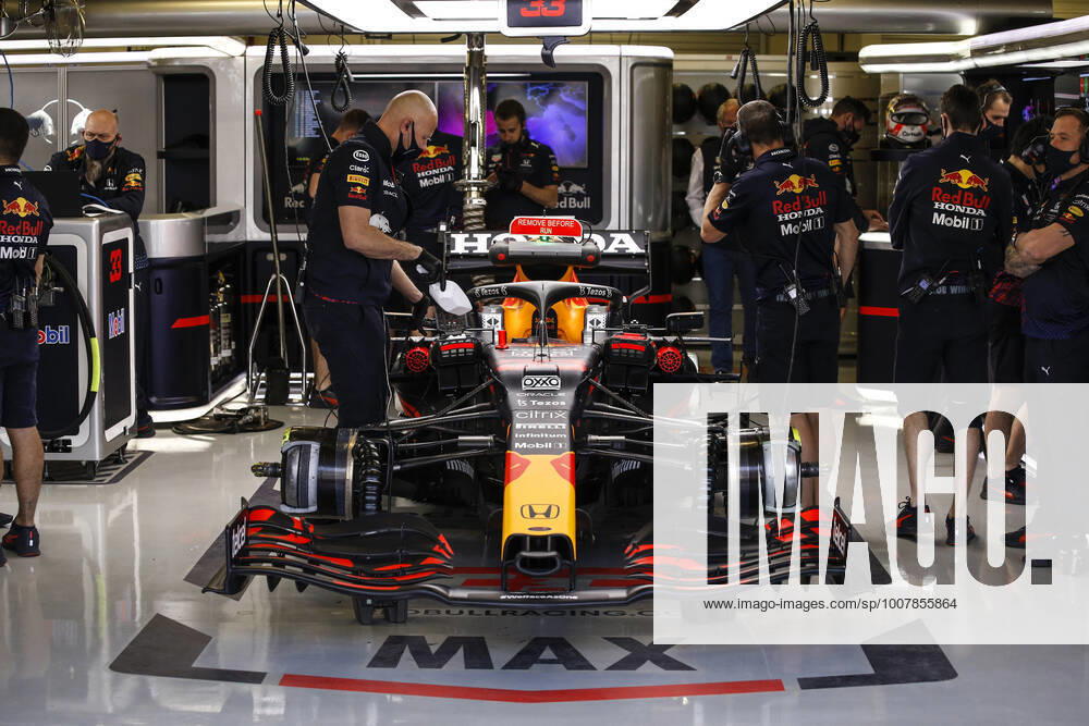 Garage of Red Bull Racing, F1 Grand Prix of Mexico at Autodromo Hermanos Rodriguez on November 6, 2021 in Mexico City, Mexico Photo by HOCH ZWEI Mexico City Mexico