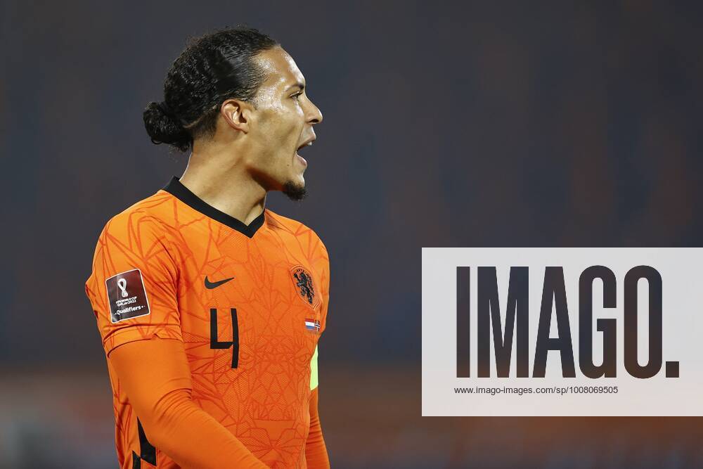 ROTTERDAM Virgil van Dijk of Holland during the World Cup qualifier match between the Netherlands and Norway at Stadion de Kuip on November 16, 2021 in Rotterdam, Netherlands ANP MAURICE VAN STEEN FIFA World Cup Qualifier 2021 2022 ANPxSportx IVx 440768496
