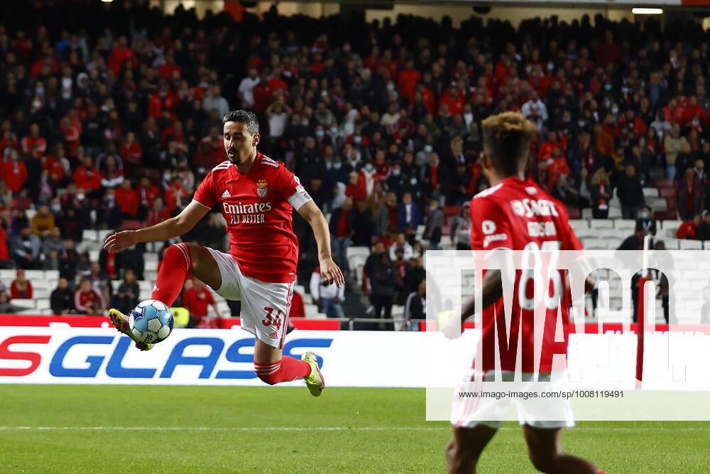 SL Benfica V Pacos Ferreira FC - Taca De Portugal SL Benficas defender Andre Almeida in action during the match for Taca de Portugal between SL Benfica and Pacos de Ferreira, at Estadio da Luz, Lisboa, Portugal, 19, November, 2021 Lisbon Portugal