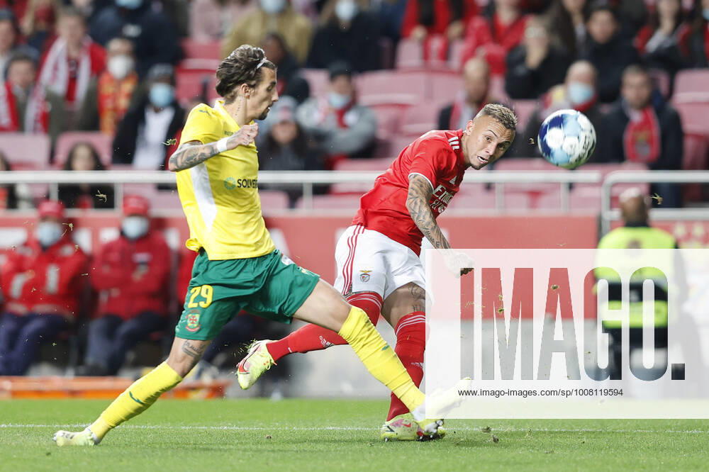 SL Benfica V Pacos Ferreira FC - Taca De Portugal Everton vies Fernando Fonseca during the match for Taca de Portugal between SL Benfica and Pacos de Ferreira, at Estadio da Luz, Lisboa, Portugal, 19, November, 2021 Lisbon Portugal