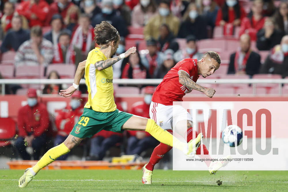 SL Benfica V Pacos Ferreira FC - Taca De Portugal Everton vies Fernando Fonseca during the match for Taca de Portugal between SL Benfica and Pacos de Ferreira, at Estadio da Luz, Lisboa, Portugal, 19, November, 2021 Lisbon Portugal