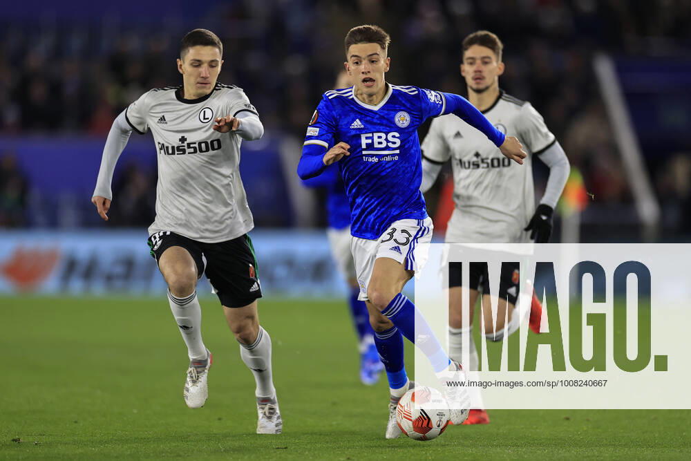 UEFA Europa League Leicester City vs Legia Warsaw Luke Thomas 33 of Leicester City runs into attack Leicester King Power Stadium Leicestershire United Kingdom