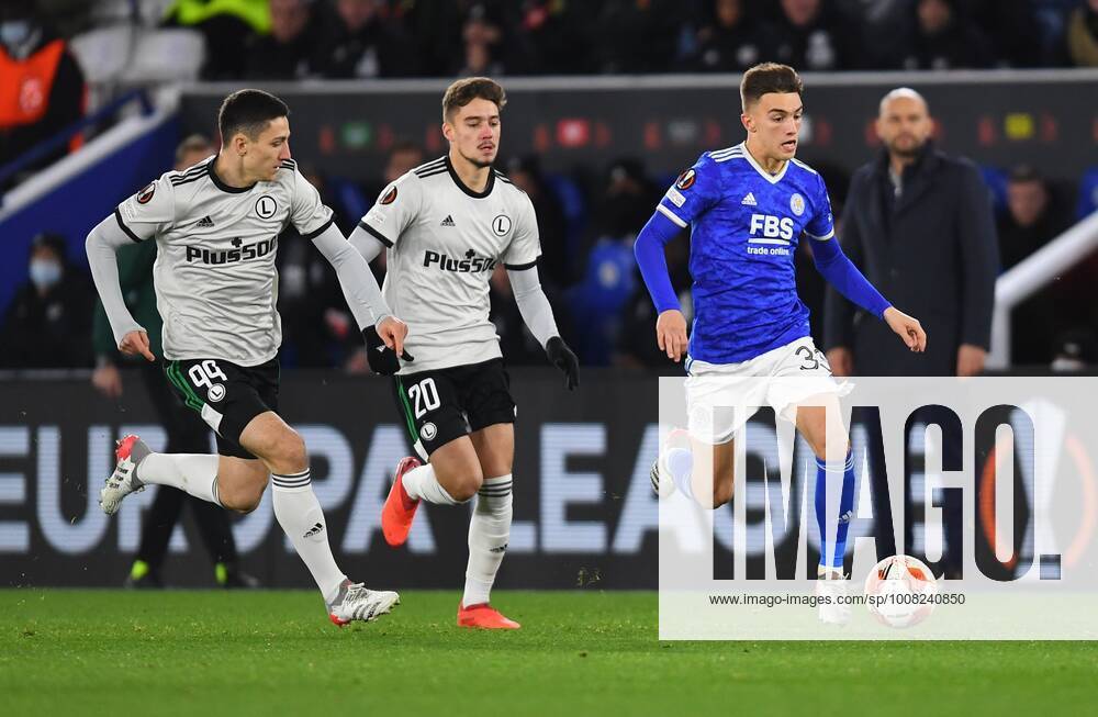 Mandatory Credit: Photo by Anna Gowthorpe Shutterstock (12617592l) Luke Thomas of Leicester City makes a run Leicester City v Legia Warsaw, UEFA Europa League, Group C, Football, The King Power Stadium, Leicester, UK - 25 Nov 2021 Leicester City v Legia Warsaw, UEFA Europa League, Group C, Football, The King Power Stadium, Leicester, UK - 25 Nov 2021