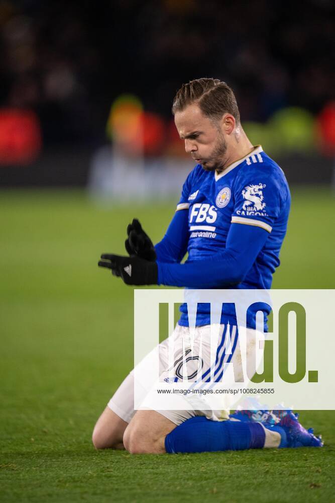 James Maddison of Leicester City celebrates after scoring goal during the UEFA Europa League group C match between Leicester City and Legia Warszawa at The King Power Stadium on November 25, 2021 in Leicester, United K Leicester City v Legia Warszawa: Group C - UEFA Europa League