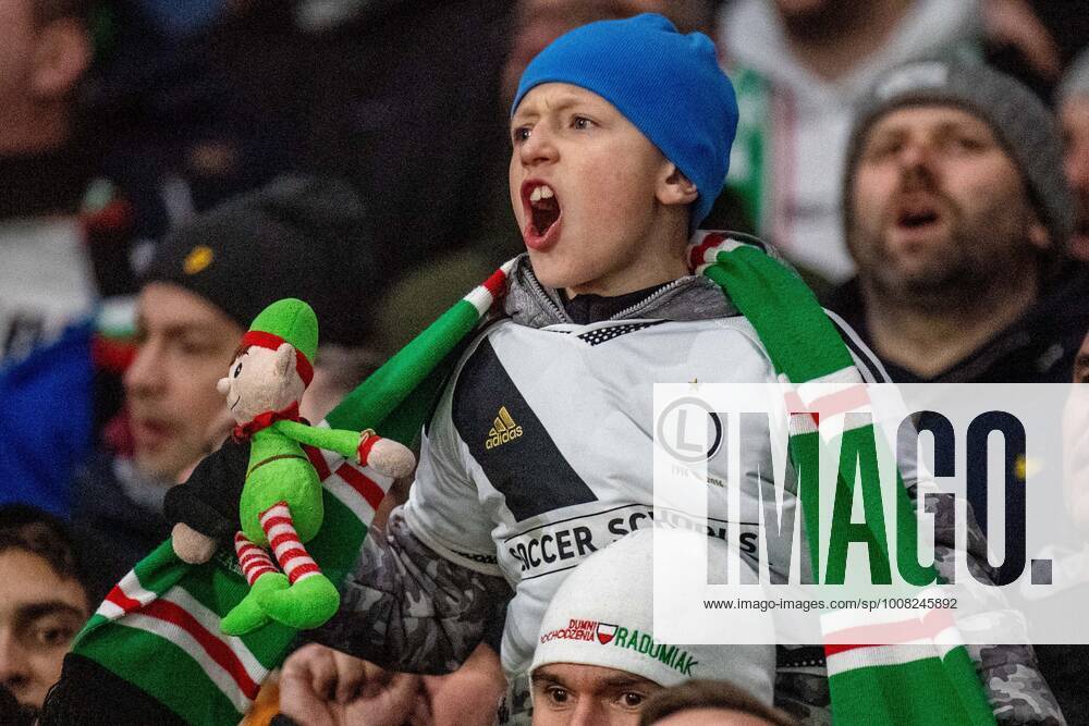 Legia Warszawa fan during the UEFA Europa League group C match between Leicester City and Legia Warszawa at The King Power Stadium on November 25, 2021 in Leicester, United K Leicester City v Legia Warszawa: Group C - UEFA Europa League