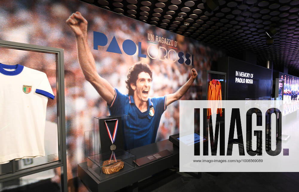 Football FIFA Museum Zurich Enge 10 12 2021 In Memory of Paolo Rossi Exhibition about Paolo Rossi