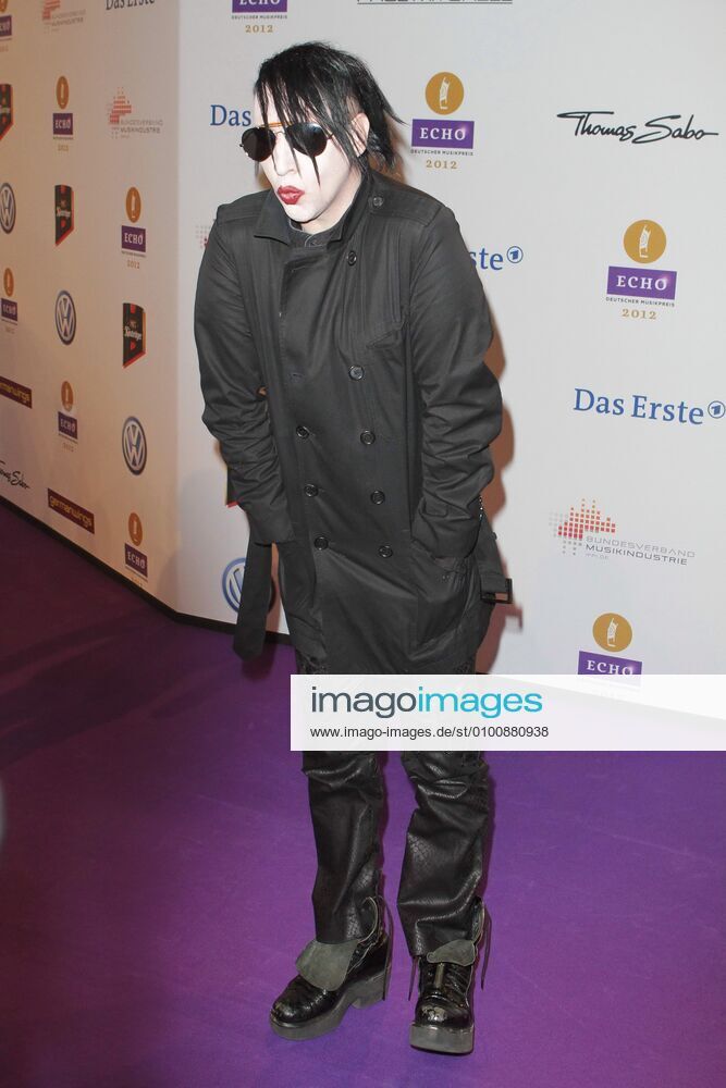 77 Marilyn Manson guest at the ECHO 2012 awards ceremony in the exhibition halls under the Radio Tower Berlin, Berlin Berlin Germany