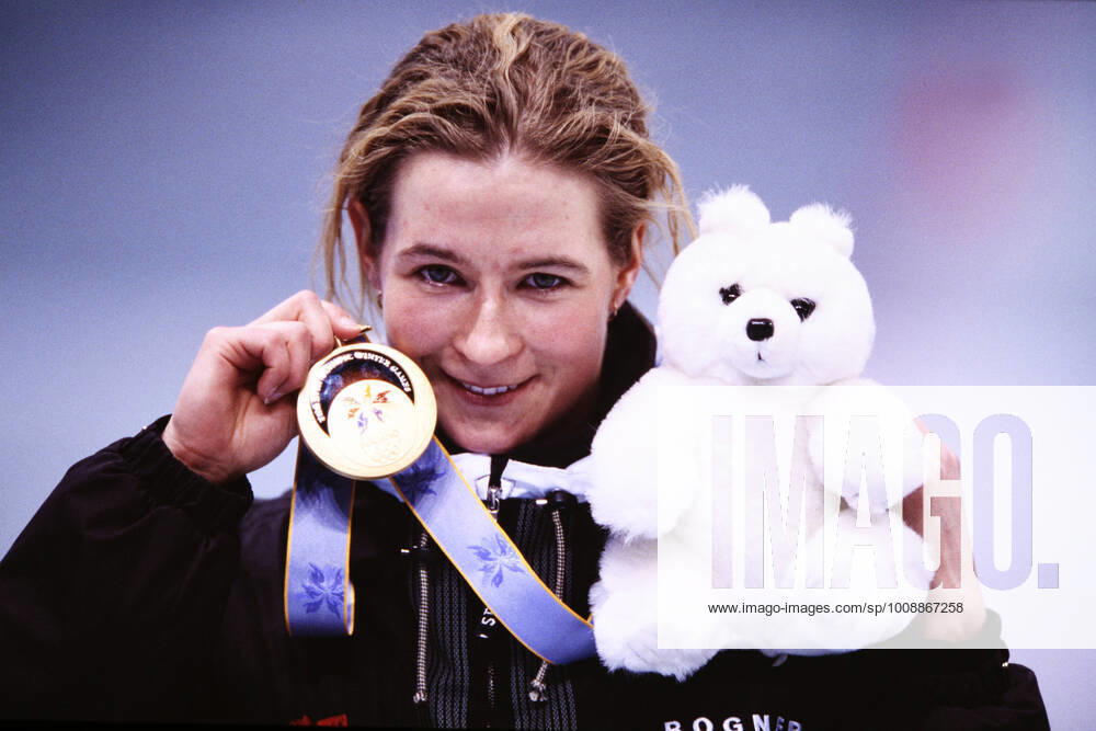 PECHSTEIN Claudia Team GER with Gold Medal Speed Skating Olympic Champion 5000m Women Olympic Winter Games 1998 in Nagano Japan from 07 22 02 1998 on 20 02 1998 in Nagano