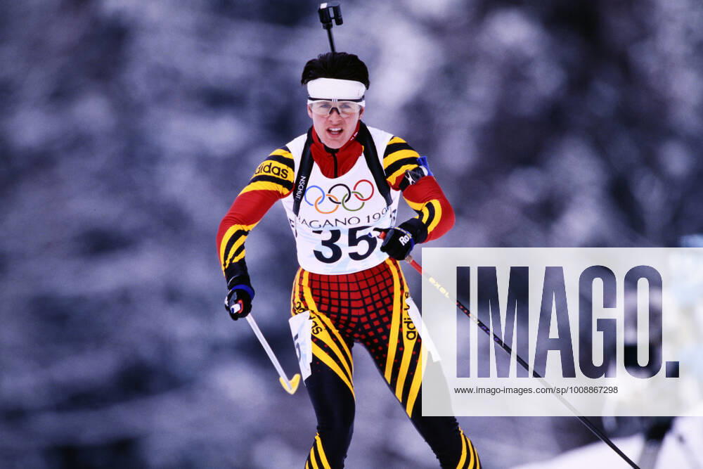 DISL Uschi Team GER Womens Biathlon Sprint 7,5 km 2nd place Olympic Winter Games 1998 in Nagano Japan from 07 22 02 1998 on 15 02 1998 in Nagano
