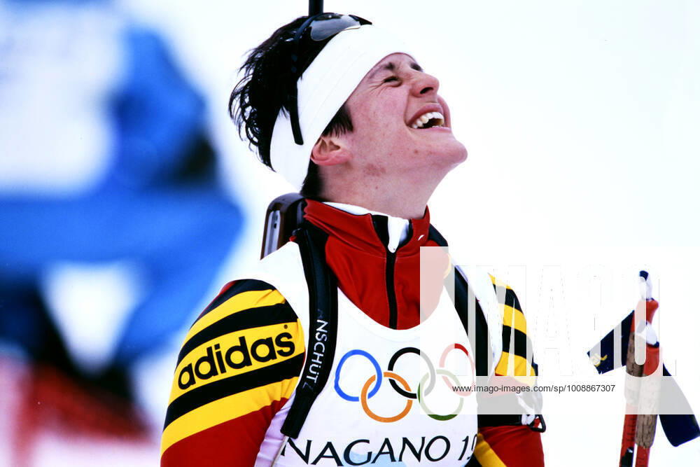 DISL Uschi Team GER Womens Biathlon Sprint 7,5 km 2nd place Olympic Winter Games 1998 in Nagano Japan from 07 22 02 1998 on 15 02 1998 in Nagano