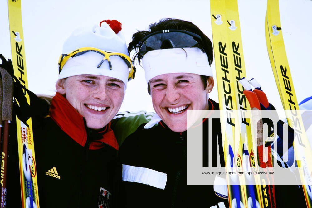 DISL Uschi Team GER Biathlon women Sprint 7,5 km 2 place with APEL Katrin 3 place Olympic Winter Games 1998 in Nagano Japan from 07 22 02 1998 on 15 02 1998 in Nagano