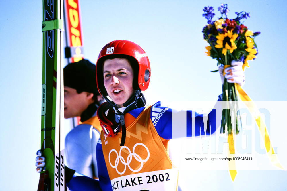 AMMANN Simon Team SUI 1 Place Olympic Champion Ski Jumping K 120 Olympic Winter Games 2002 Salt Lake City USA on 13 02 2002 in Salt Lake City