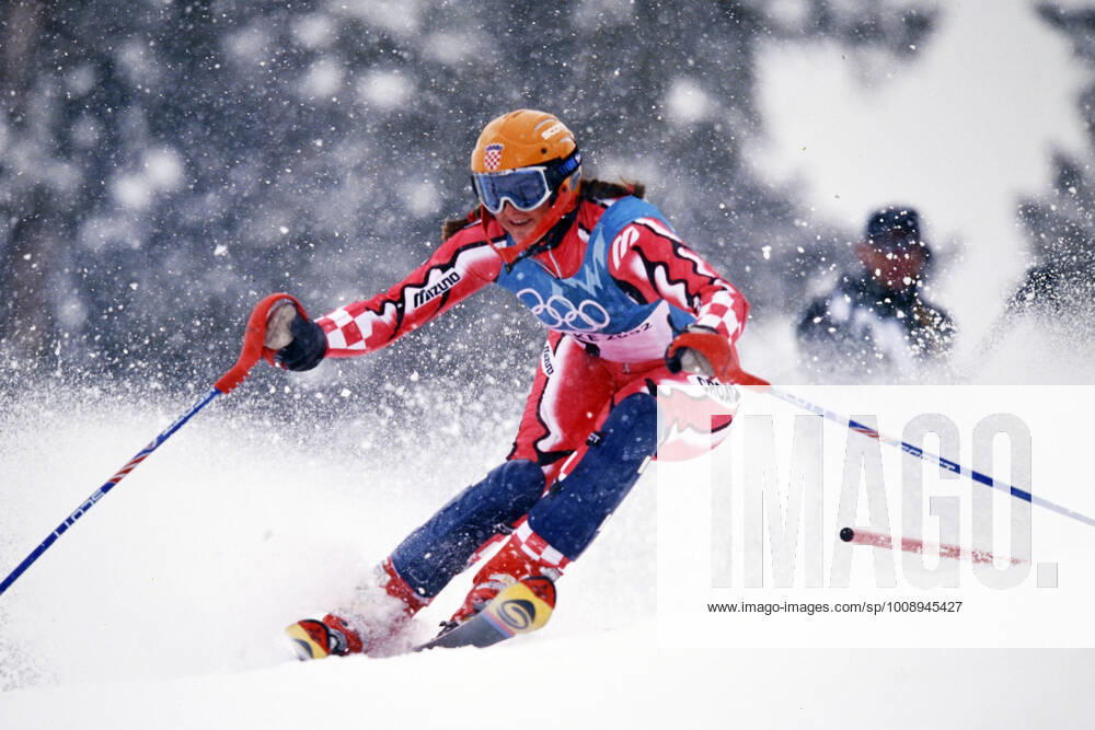 KOSTELIC Janica Team CRO Olympic Champion Womens Slalom Ski Alpine Olympic Winter Games 2002 Salt Lake City USA on 20 02 2002 in Salt Lake City