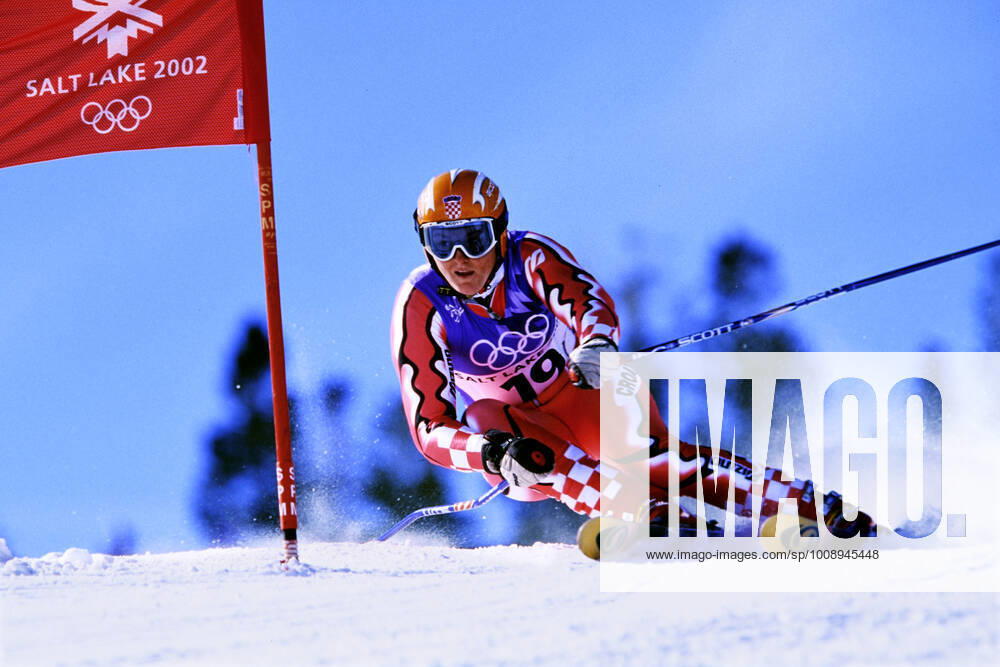 KOSTELIC Janica Team CRO Olympic Champion Womens Giant Slalom Alpine Skiing Olympic Winter Games 2002 Salt Lake City USA on 22 02 2002 in Salt Lake City