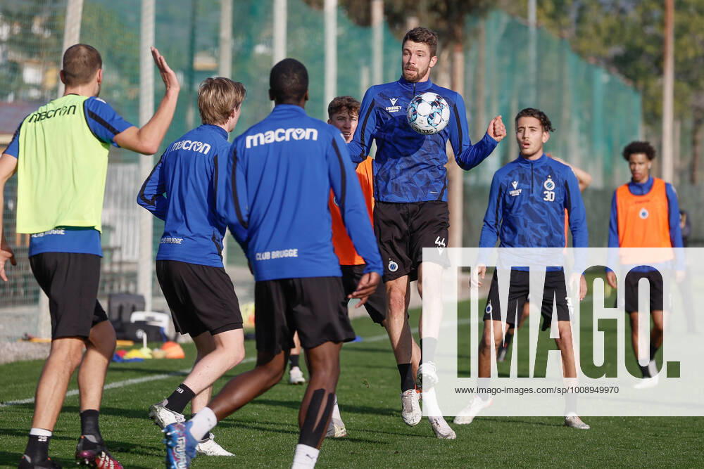 Club s Brandon Mechele pictured in action during a training session at the winter training camp of Belgian soccer team Club Brugge, in Marbella, Spain, Tuesday 04 January 2022. BRUNOxFAHY x3165362x