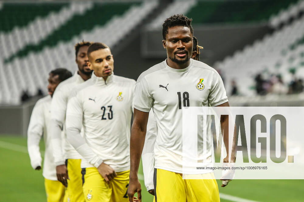 QATAR, DUBAI, - JANUARY 6: Daniel Amartey of Ghana during the preparations for the 2022 Africa Cup of Nations match between Black Stars and Algeria in Khalifa International Stadium on January 6, 2022 in Qatar, Dubai. Photo by Gabriel Ahiabor