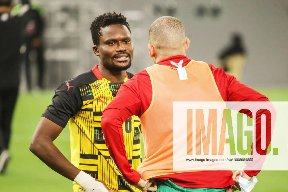 QATAR, DUBAI, - JANUARY 6: Daniel Amartey of Ghana during the preparations for the 2022 Africa Cup of Nations match between Black Stars and Algeria in Khalifa International Stadium on January 6, 2022 in Qatar, Dubai. Photo by Gabriel Ahiabor