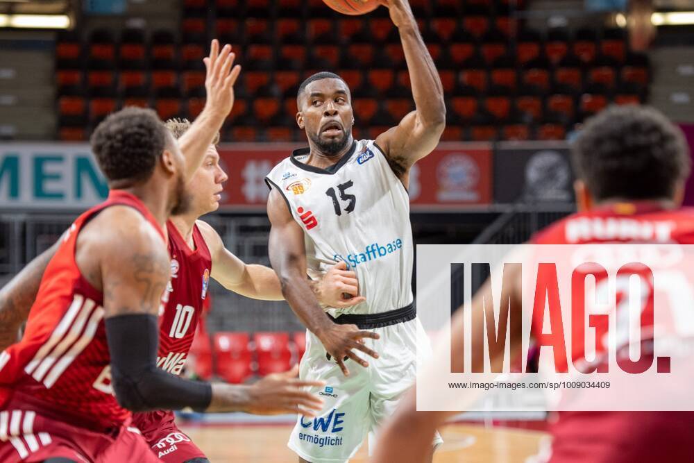 Frantz Massenat 15 Niners Chemnitz , FC Bayern Basketball vs Chemnitz Niners, easyCredit BBL, 09 01 2022 Munich Bavaria Germany