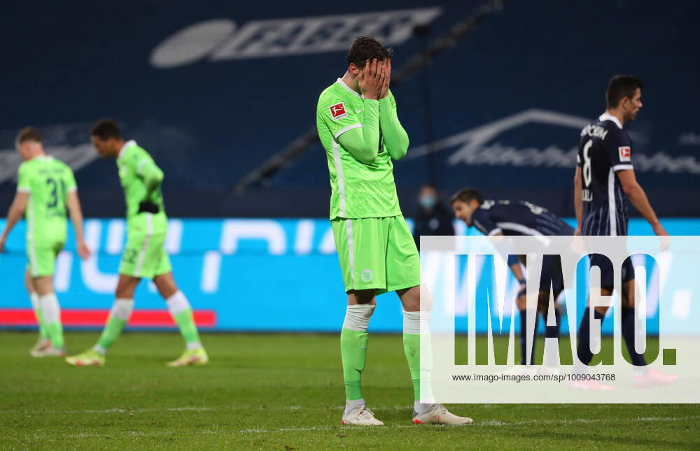Bochum vs VfL, 1 BL Bochum, 09 01 2022, FOOTBALL VfL Bochum 1848 vs VfL Wolfsburg, 1 BL, season 2021 22 picture shows Wout Weghorst VfL Wolfsburg Bochum