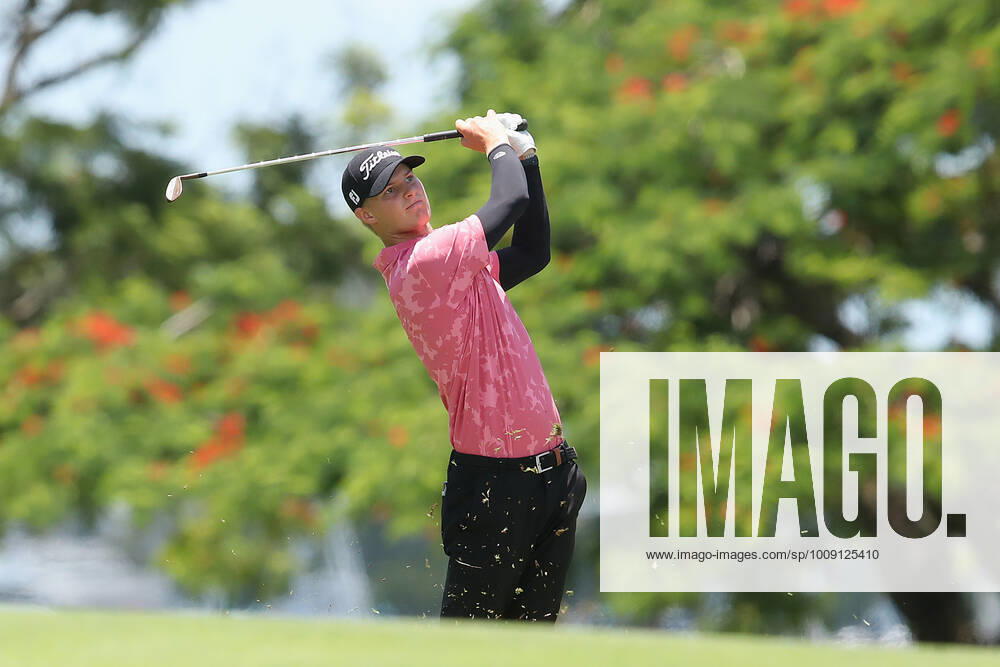 GOLF AUSTRALIAN PGA, Golf Herren Cameron John plays a shot during the Australian PGA Golf Championships at Royal Queensland Golf Club, in Brisbane, Saturday, January 15, 2022. ( NO ARCHIVING, , NO USE IN BOOKS WITHOUT CONSENT BRISBANE QLD AUSTRALIA