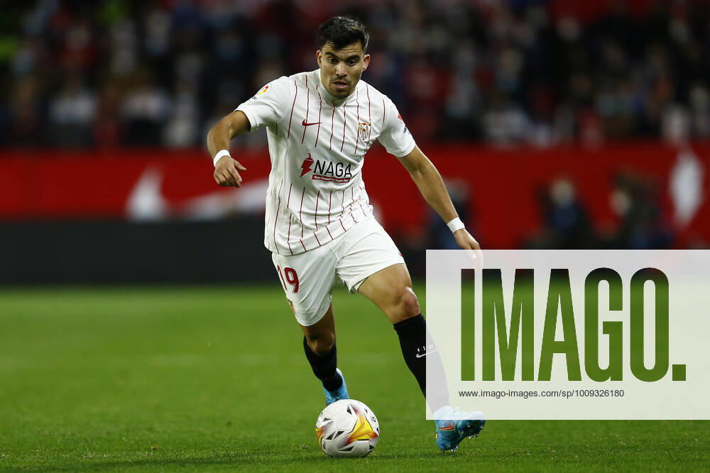 ESP: Sevilla FC-RC Celta. La Liga Santander Marcos Acuna of Sevilla FC during the La Liga match between Sevilla FC and RC Celta played at Sanchez Pizjuan Stadium on January 22, 2022 in Sevilla, Spain. kpng