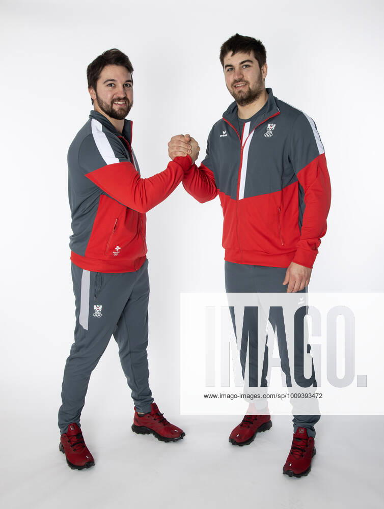 OLYMPICS - OEOC, equipping Beijing 2022 VIENNA,AUSTRIA,25.JAN.2022 - OLYMPICS - OEOC, equipping Winter Olympic Games, Olympische Spiele, Olympia, OS Beijing 2022. Image shows David and Nico Gleirscher (AUT). GEPAxpictures xHaraldxSteiner