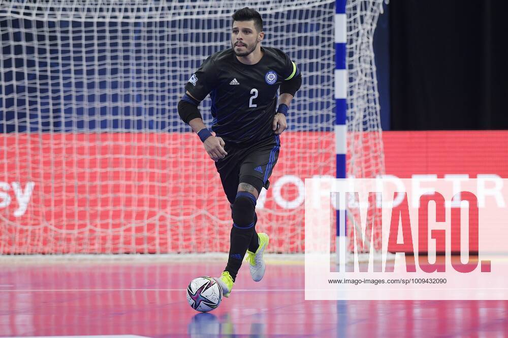 GRONINGEN Kazakhstan futsal goalkeeper Higuita during the UEFA Futsal EURO 2022 match between Kazakhstan and Italy at Martiniplaza on January 28, 2022 in Groningen, Netherlands ANP Hollandse Hoogte Gerrit van Keulen UEFA Futsal EURO 2022 Netherlands 2022 ANPxSportx IVx 443397040 originalFilename: 443397040