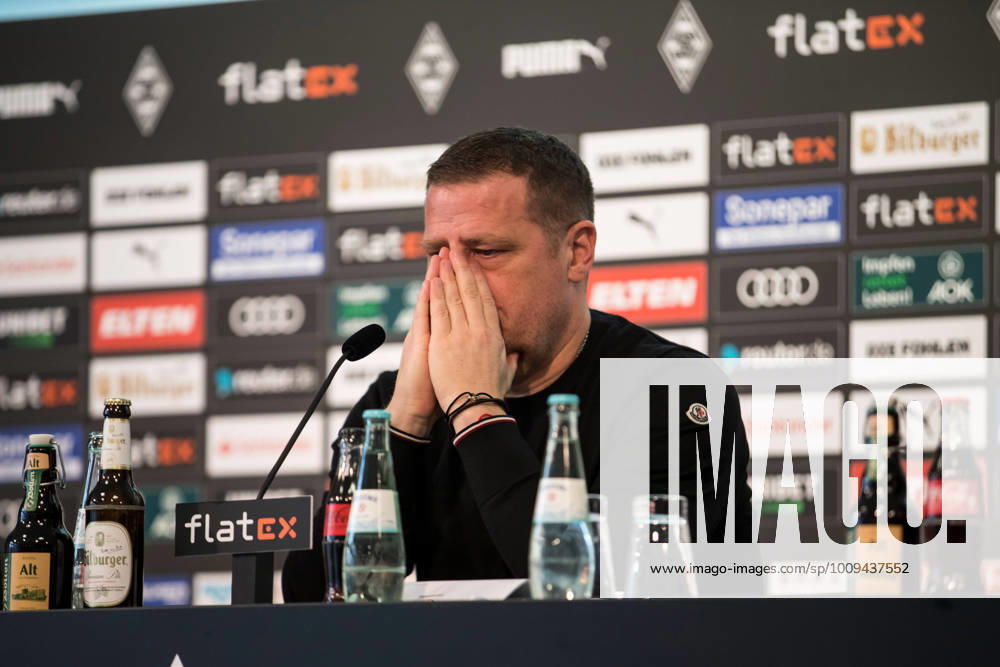 KW04 Fußball 1. Bundesliga Pressekonferenz Borussia Mönchengladbach am 28.01.2022 im Borussia-Park in Mönchengladbach Max Eberl ( Sportdirektor Mönchengladbach )